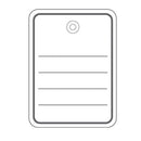 Herma Merch Tags with Eyelet and String 1000pc