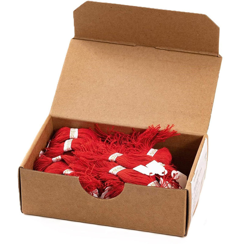 Herma Strung Marking Tags Red String 1000pc