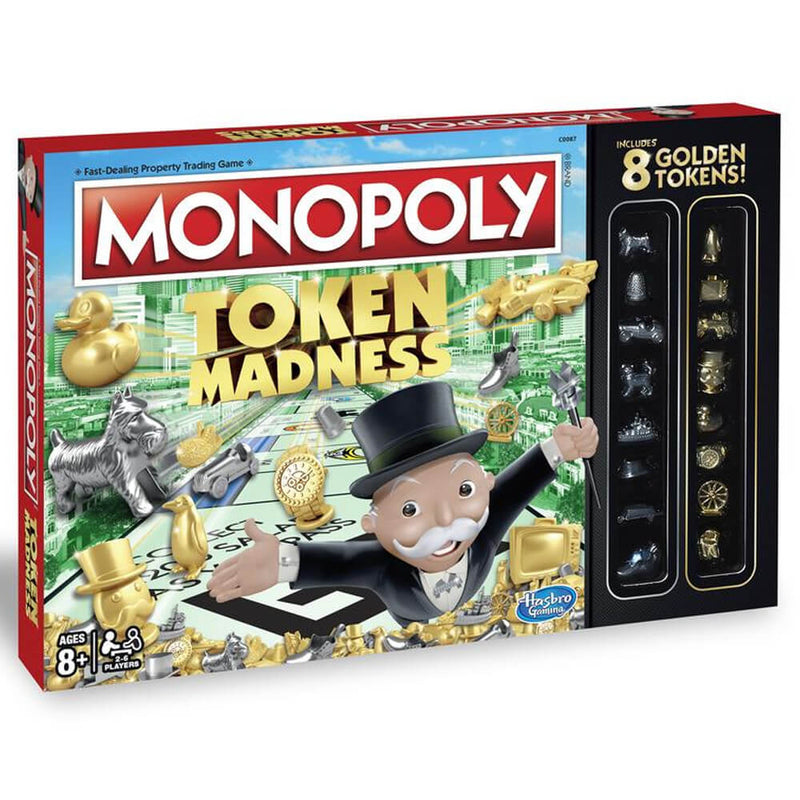 Hasbro Gaming Token Madness Monopoly -peli