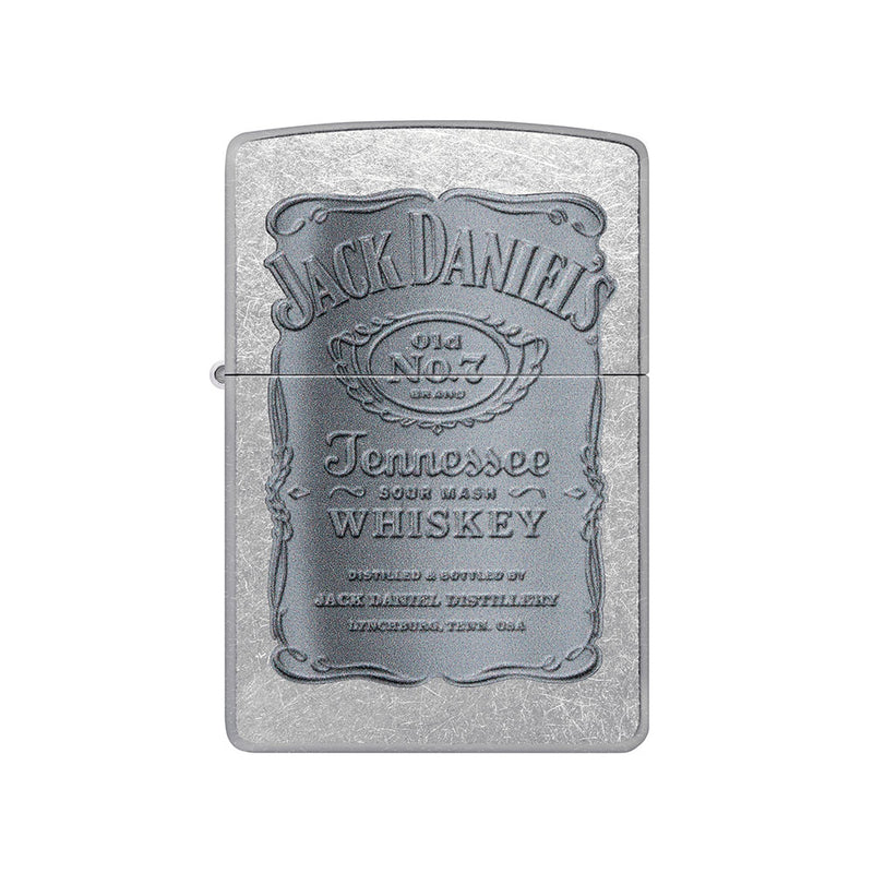 Zippo Jack Daniel's Street Chrome tuulenpitävä sytytin