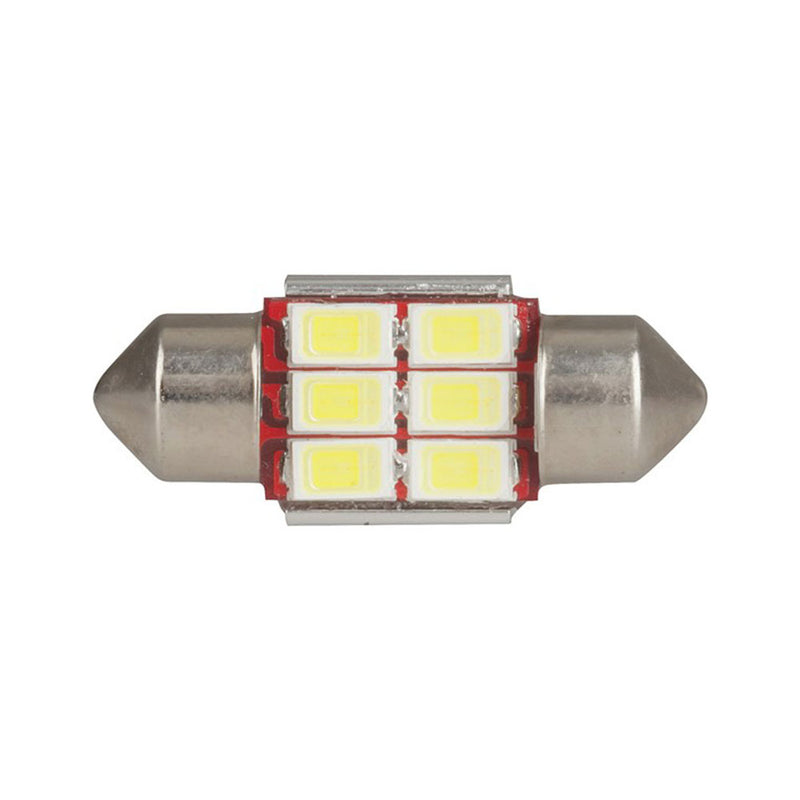 Canbus Compatible Led Festoon Globe 12V (6x5730)