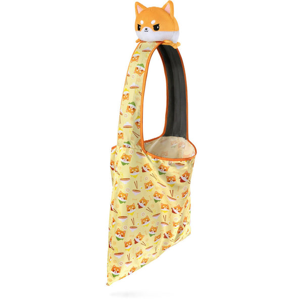 Orange Ramen Tote Bag and Orange Shiba Inu Plushie