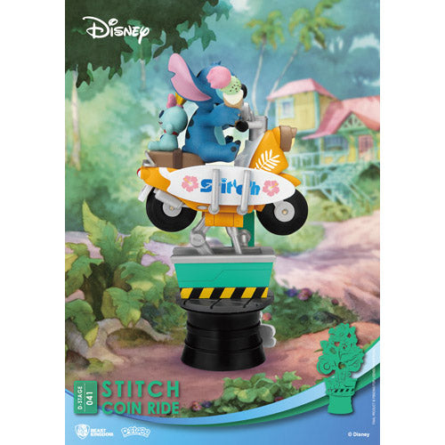 Beast Kingdom D Stage Lilo & Stitch Stitch Coin Ride Figure