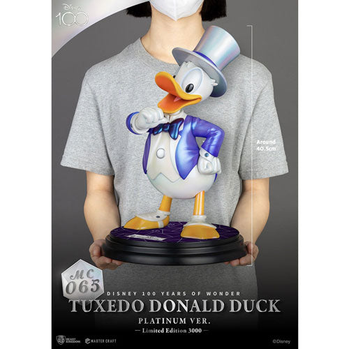 Beast Kingdom Master Craft Disney 100 Donald Duck Tuxedo