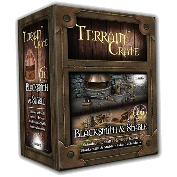 Terraincrate Blacksmith and Stable Miniature