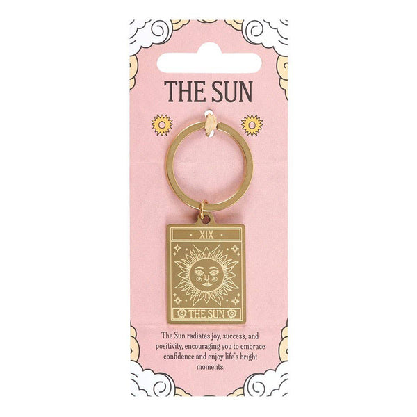 The Sun Vintage Tarot Keyring