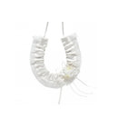 Minä hevosenkengän kanssa kukkaklustereilla häät viehätys