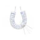 Minä hevosenkengän kanssa kukkaklustereilla häät viehätys