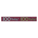 The Expression Factory Happy 100th Banner 2.6m