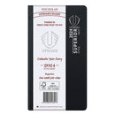 Ylöspäin suuntautuva WTV 2024 -taskupäiväkirja (musta)