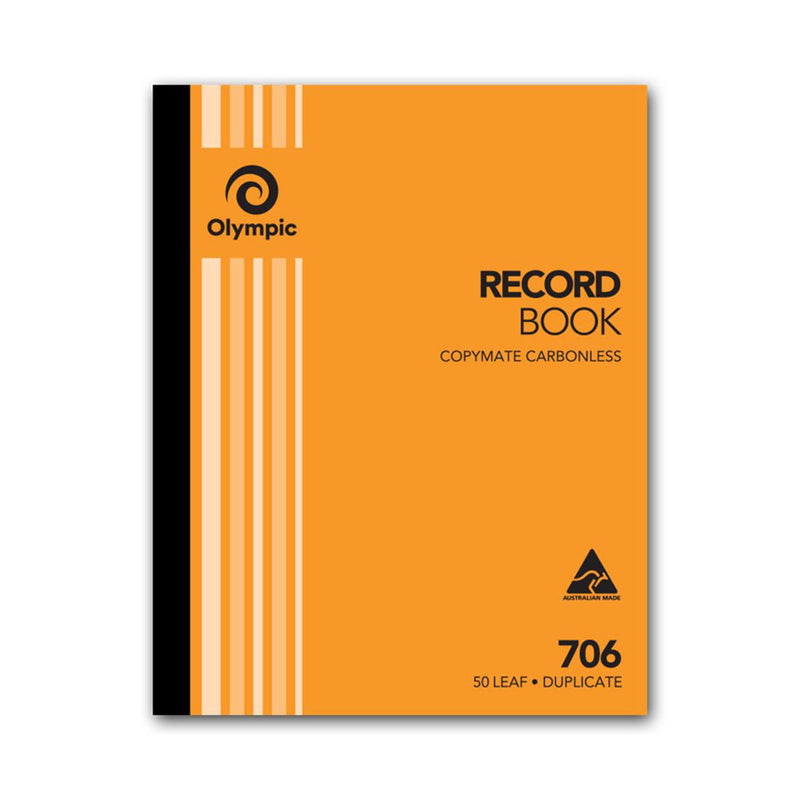 Olympiakisojen kopio Copymate Carbonless Record -kirja