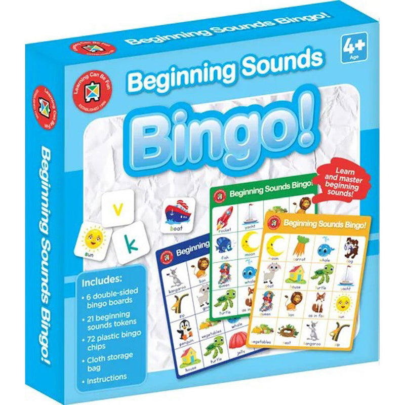 Learning Can Be Fun Beginning Sounds Bingo