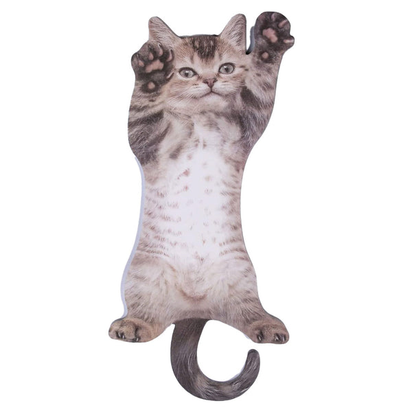 Mustard Cat Hanging Note Holder