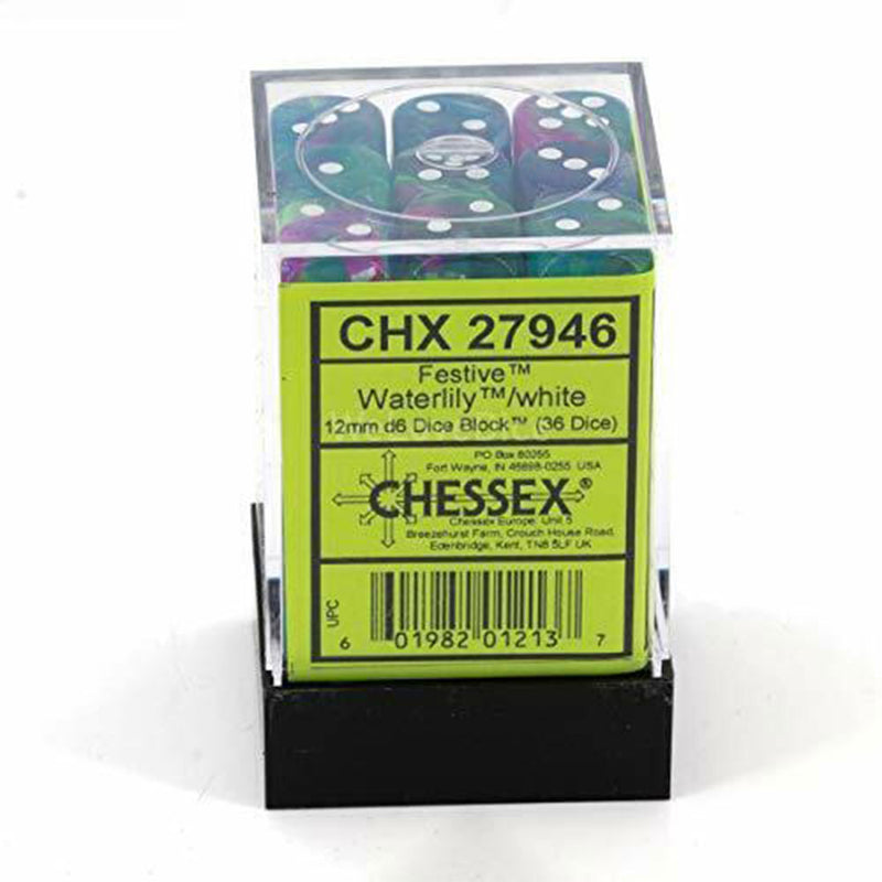 Juhlava Chessex 12 mm D6 -noppalohko