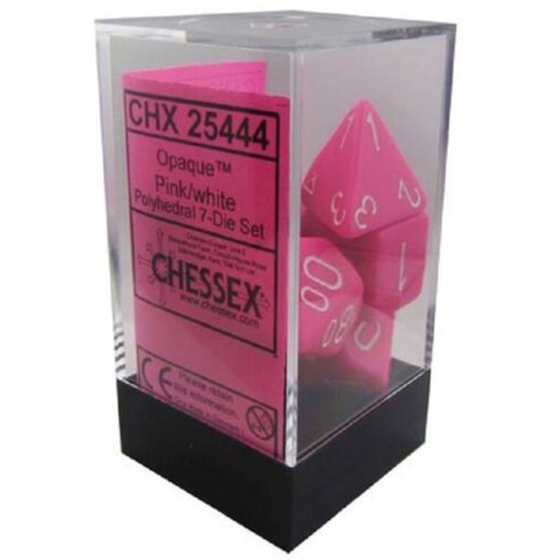 Läpinäkymätön Chessex Polyhedral 7-Die -sarja