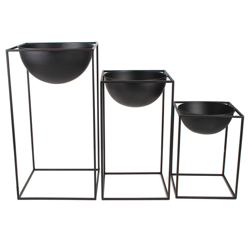 Jaime Planter Pot with Stand Set of 3 (Large 53x29cm)