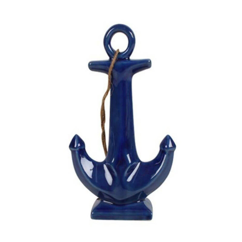 7 Seas Porslin Anchor Decoration (22x14x6cm)