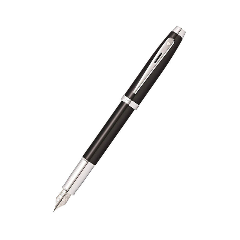 100 Black Lacquer/Chrome Plated SS Pen