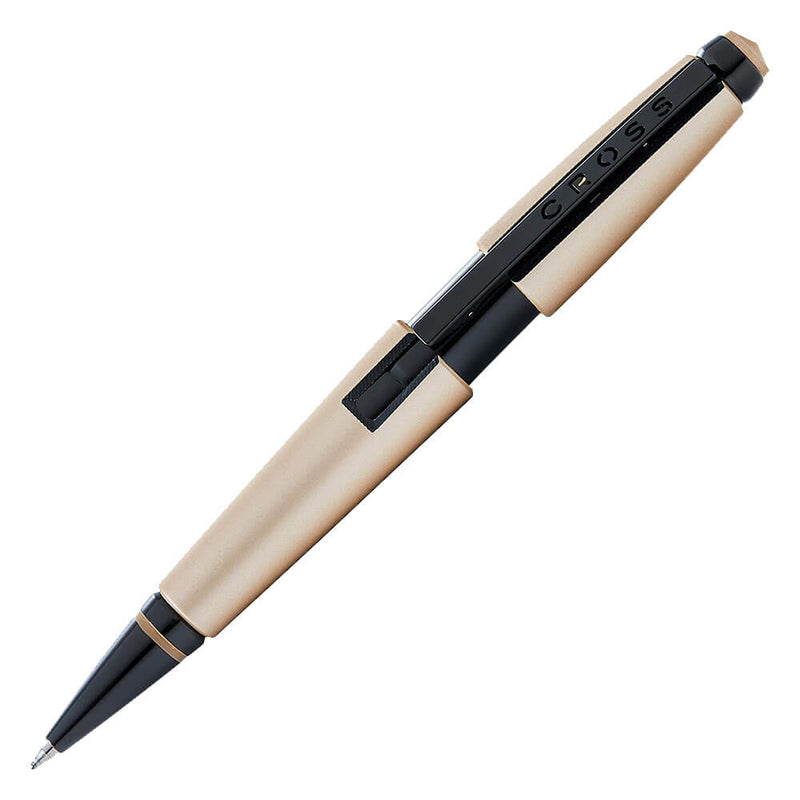 Cross Edge Rollerball Pen w/ musta PVD