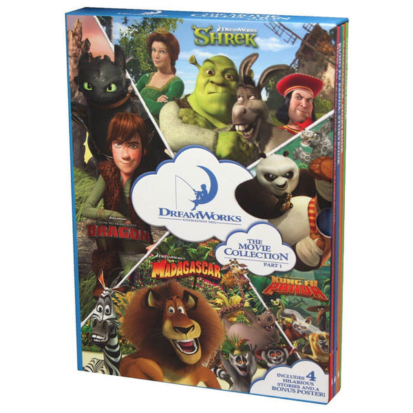 Dreamworks 4 Book Slipcase and Poster