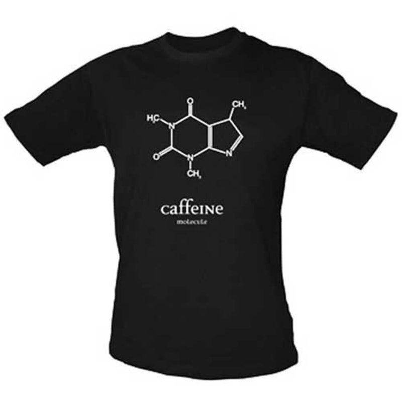 Kofeiinimolekyylin t-paita