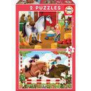Educa Puzzle Collection 2 uppsättningar med 48 st