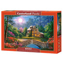 Castorland Cottage in the Moon Garden Jigsaw Puzzle 1000pcs