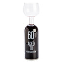 Hyvää syntymäpäivää viinipullo lasi