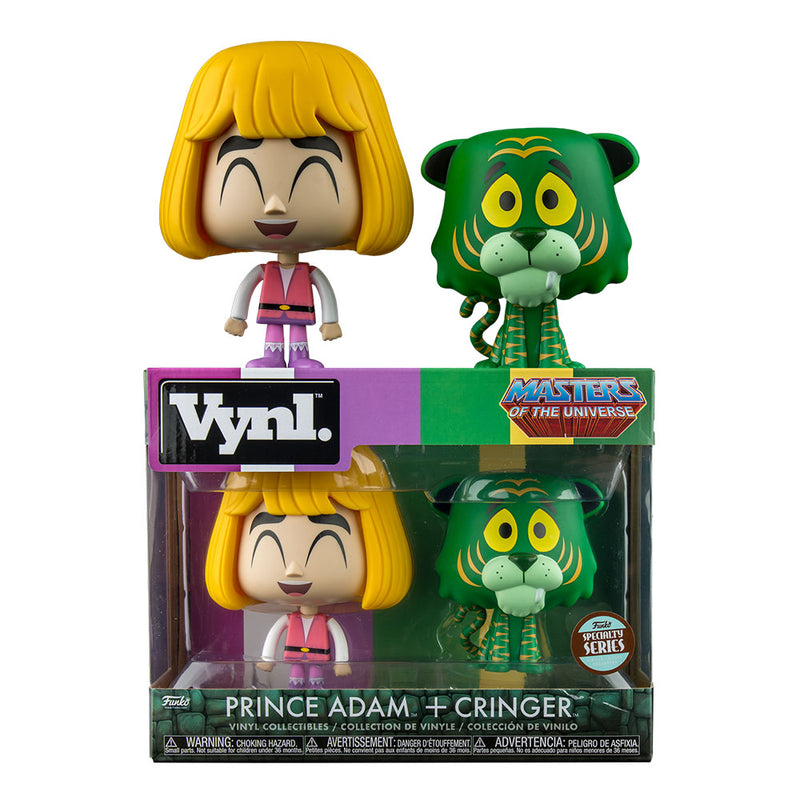 MotU Prince Adam & Cringer Specialty Series Exclusive Vynl.