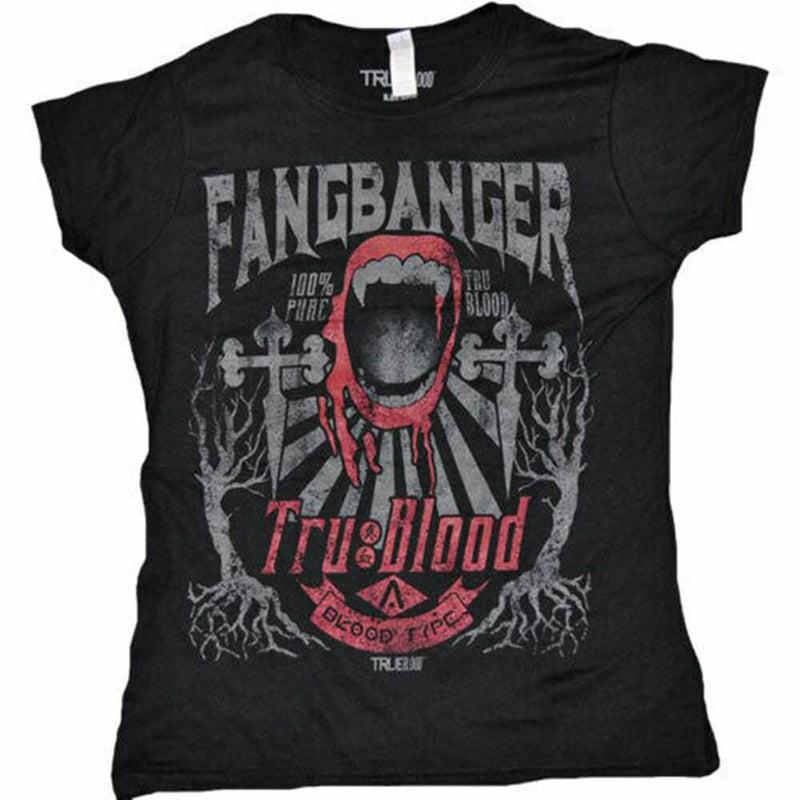 True Blood Fangbanger kvinnlig t-shirt