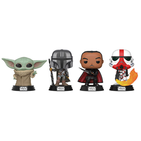 Star Wars The Mandalorian US Exclusive Pop! Vinyl 4-pack