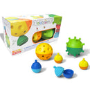 Lalaboom 2 Sensory Balls with Beads (8 pcs)