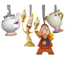 Disney Xmas Hanging Ornament Beauty and The Beast