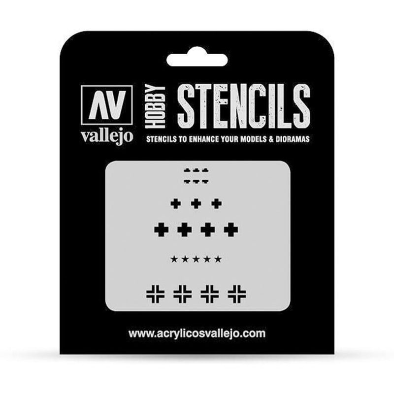 Vallejo Stencils AFV -merkinnät