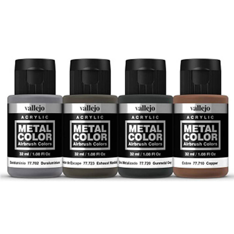 Vallejo Metal Color 4st Acrylic Paint Set