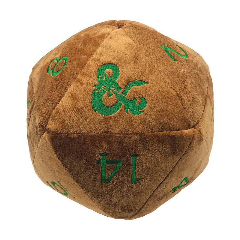 D&D Jumbo Feywild Copper and Green D20 Dice Plush