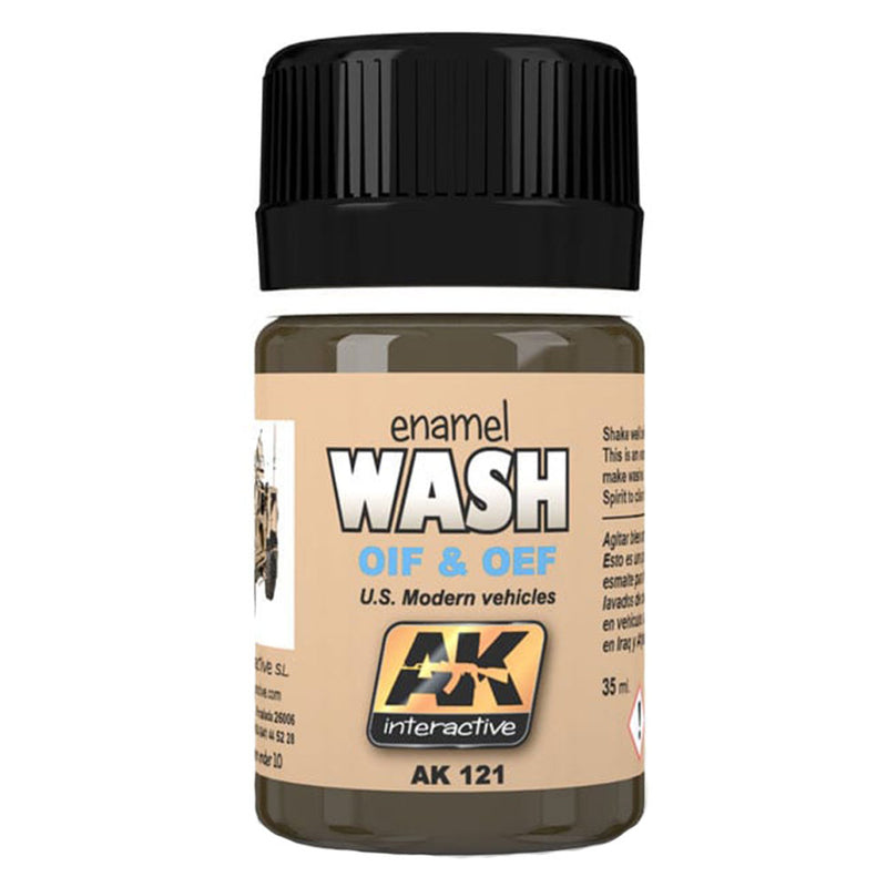 AK Interactive Emamel Wash Modeling Kit 35 ml