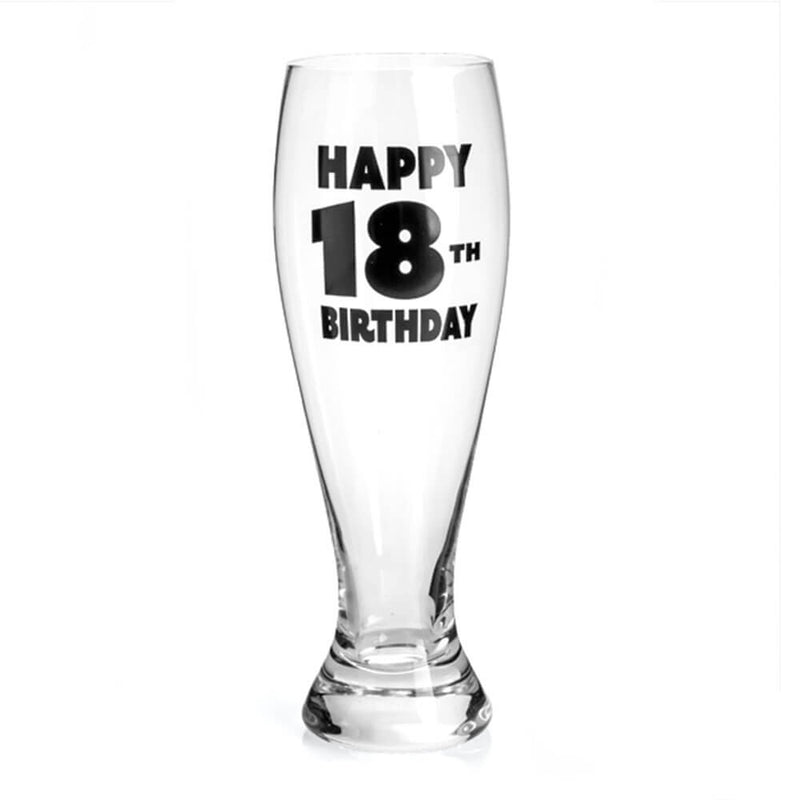 Grattis på födelsedagen Pilsner Glass
