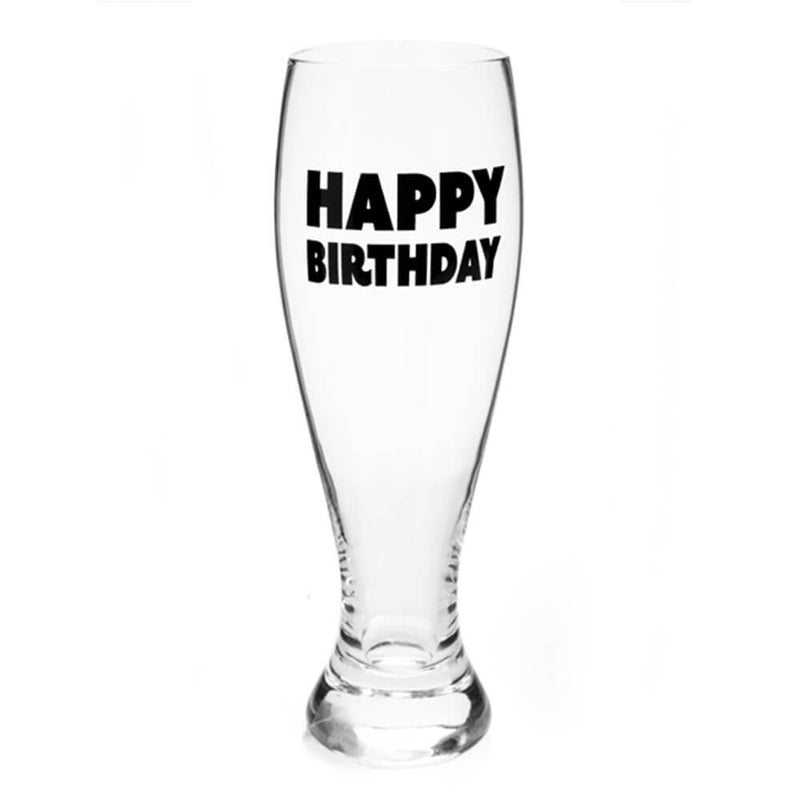 Grattis på födelsedagen Pilsner Glass