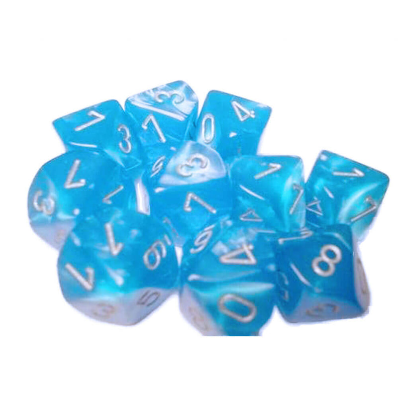 Chessex D10 Polyedral 10-die-samettisarja