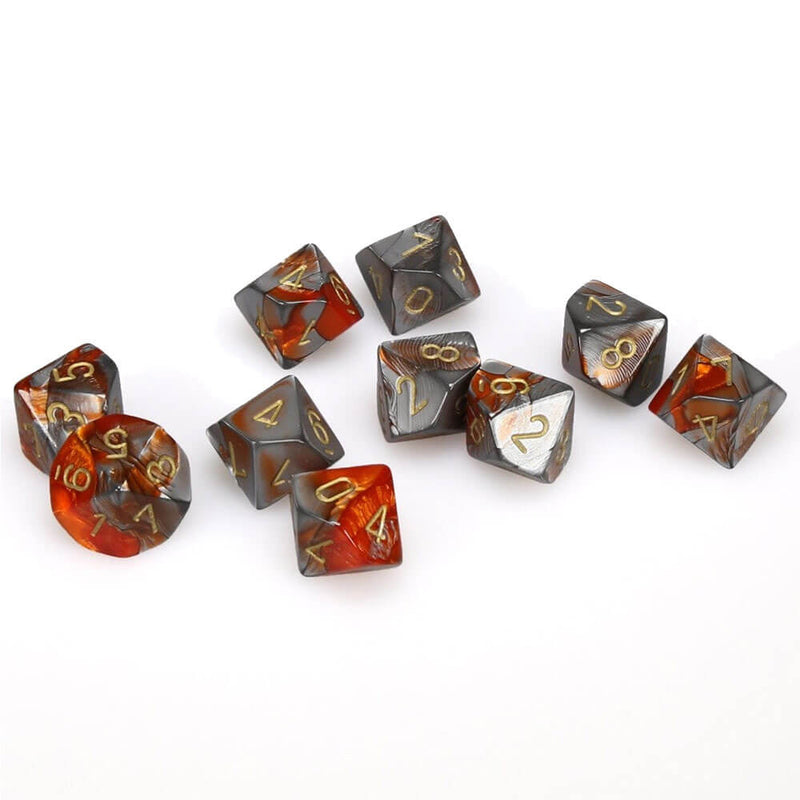 Chessex D10 Polyedral 10-Die Gemini -sarja