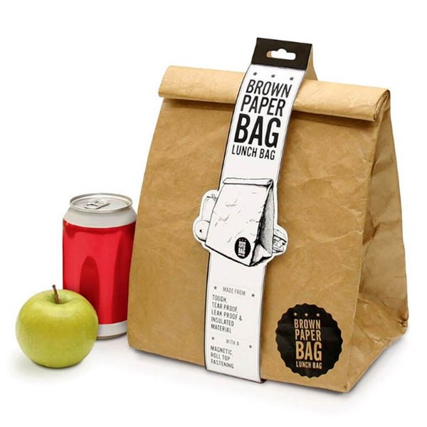 Brown Paper Bag Insulated Lunchbox