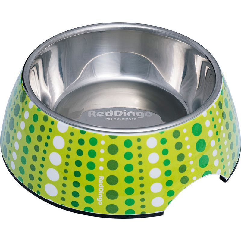 Melamine Bowl med Lotzadotz Design (Lime Green)
