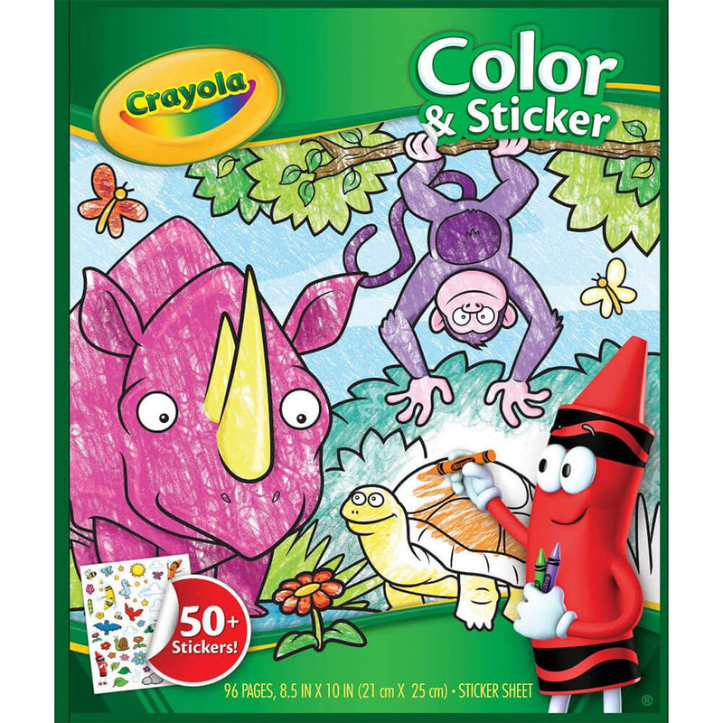 Crayola Color and Sticker Book