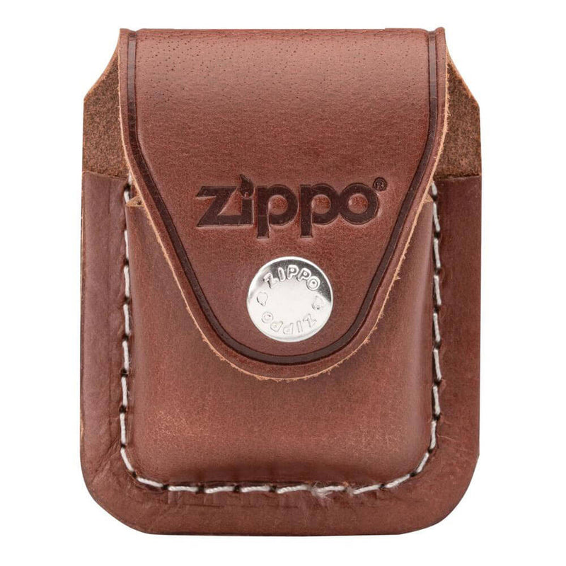 Zippo Accessory Leather Pouch med klipp