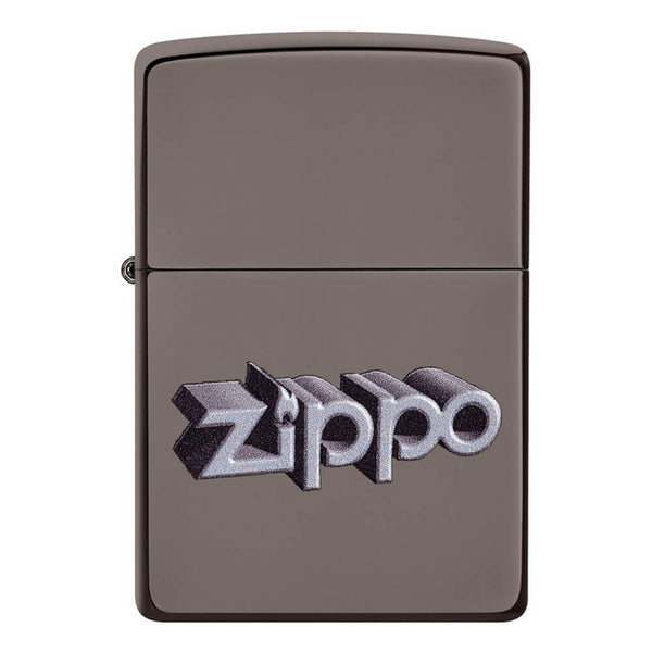 Zippo 3D Logo Ice Lighter (Black)