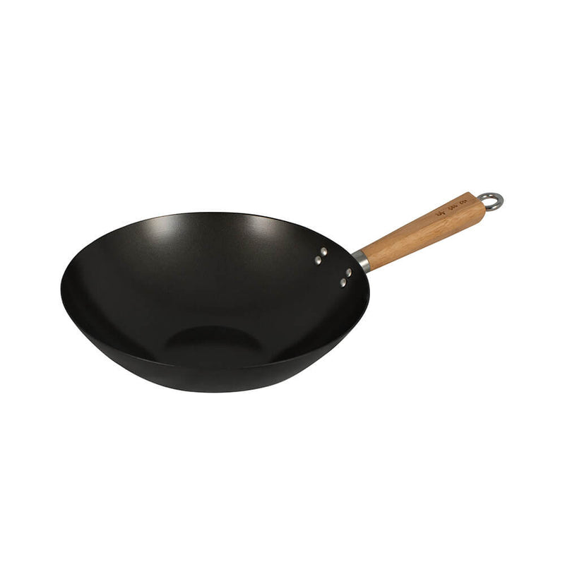 Avanti non-stick wok med kolbambuhandtag