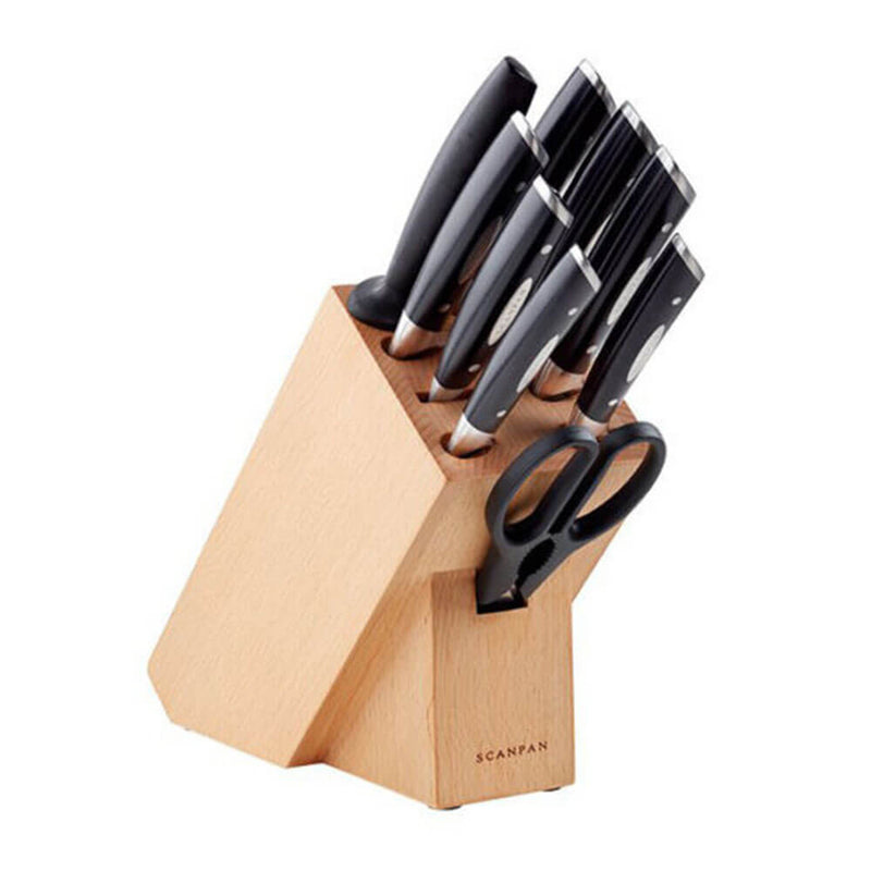 ScanPan Classic Knife Block Set (Beechwood)