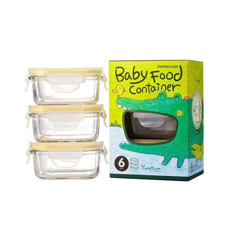 Glasslock Baby Food Container Set (3 st)