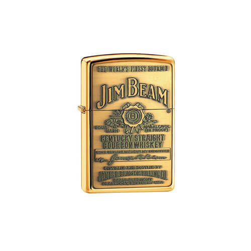 Jim Beam Full Label Chip High Polish Lighter